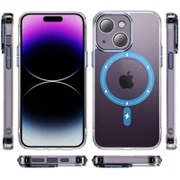Чехол TPU+PC Colorful with MagSafe для Apple iPhone 14 (6.1") Blue