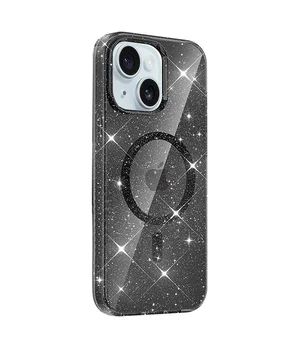 Чехол TPU Eclipse Sparkle (MagFit) для Apple iPhone 14 / 13 (6.1") Black