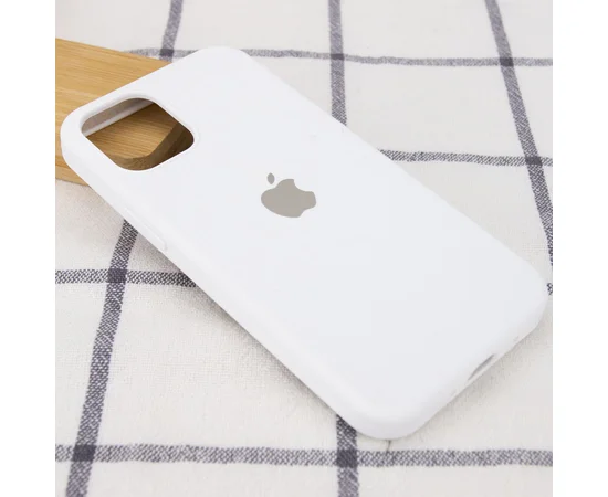 Чехол Silicone Case Full Protective (AA) для Apple iPhone 14 (6.1") Белый / White