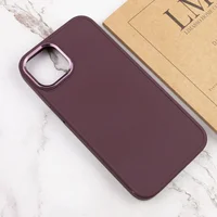 TPU чехол Bonbon Metal Style для Apple iPhone 14 (6.1") Бордовый / Plum