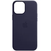 Шкіряний чохол Leather Case (AAA) with MagSafe для Apple iPhone 14 (6.1") Ink