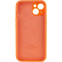 Чехол Silicone Case Full Camera Protective (AA) для Apple iPhone 14 (6.1") Оранжевый / Cantaloupe / PVH