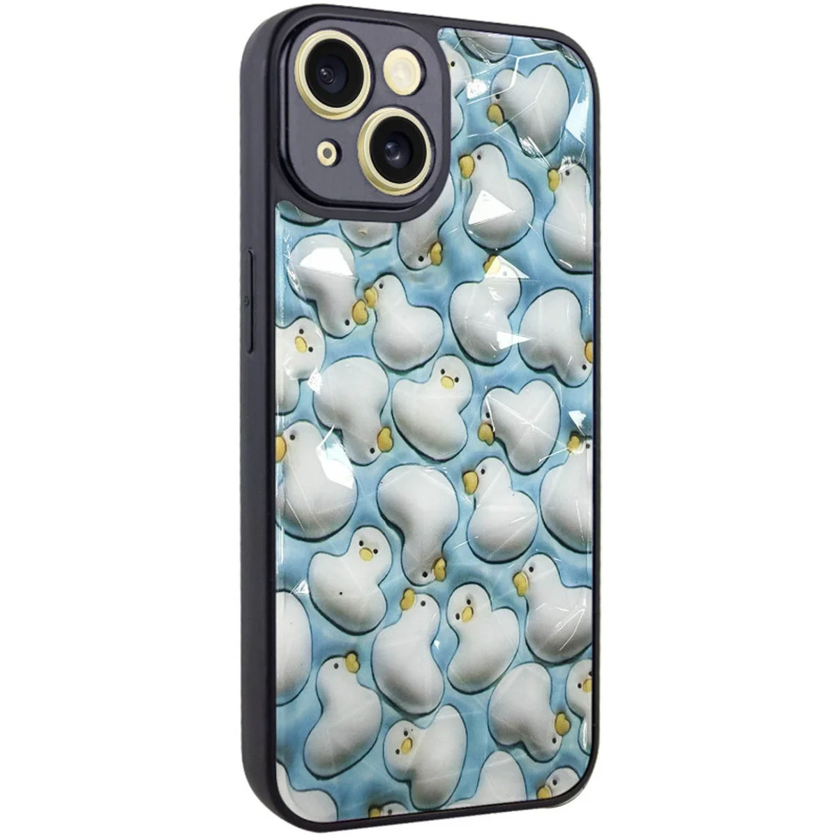 TPU+PC чехол Prisma Plushie для Apple iPhone 14 (6.1") Ducks