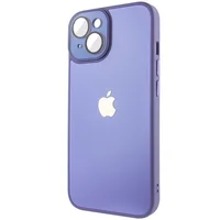 Чехол TPU+Glass Sapphire Midnight для Apple iPhone 14 (6.1") Сиреневый / Dasheen