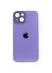 Чехол TPU+Glass Sapphire Midnight для Apple iPhone 14 (6.1") Сиреневый / Dasheen