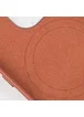 Кожаный чехол Leather Case (AAA) with MagSafe and Animation для Apple iPhone 14 (6.1") Umber