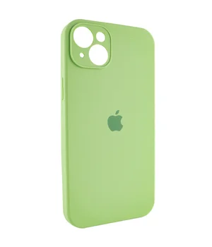 Чохол Silicone Case Full Camera Protective (AA) Apple iPhone 14 (6.1") Зелений / Pistachio