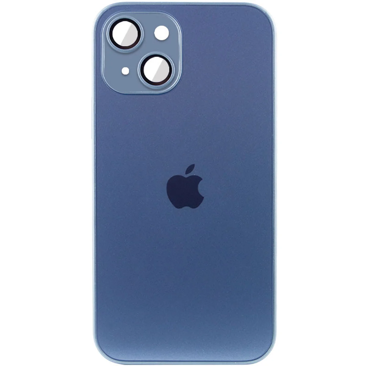 Чехол TPU+Glass Sapphire matte case для Apple iPhone 14 (6.1") Sierra Blue