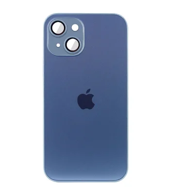 Чехол TPU+Glass Sapphire matte case для Apple iPhone 14 (6.1") Sierra Blue