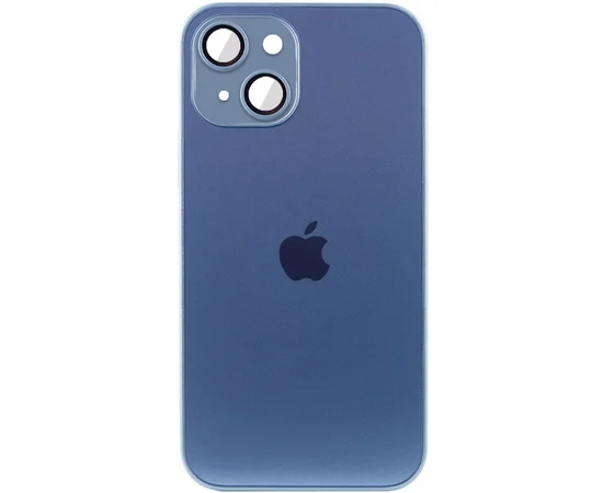 Чехол TPU+Glass Sapphire matte case для Apple iPhone 14 (6.1") Sierra Blue