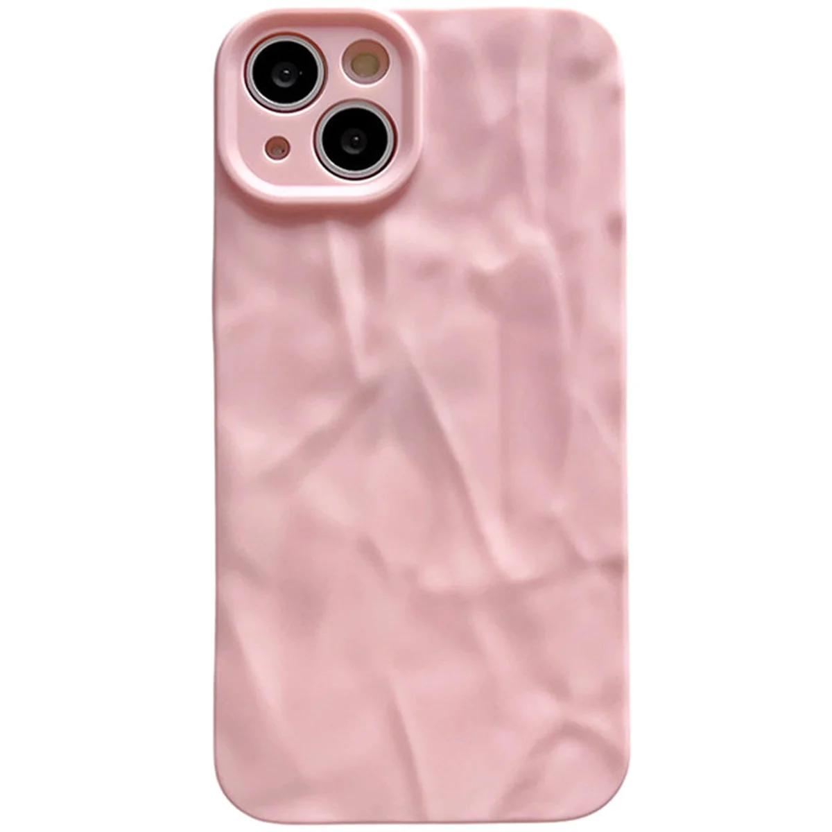 Чехол TPU Texture для Apple iPhone 14 (6.1") Pink