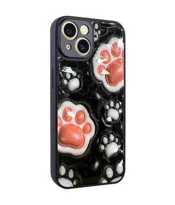 TPU+PC чохол Prisma Plushie для Apple iPhone 14 (6.1") Paws