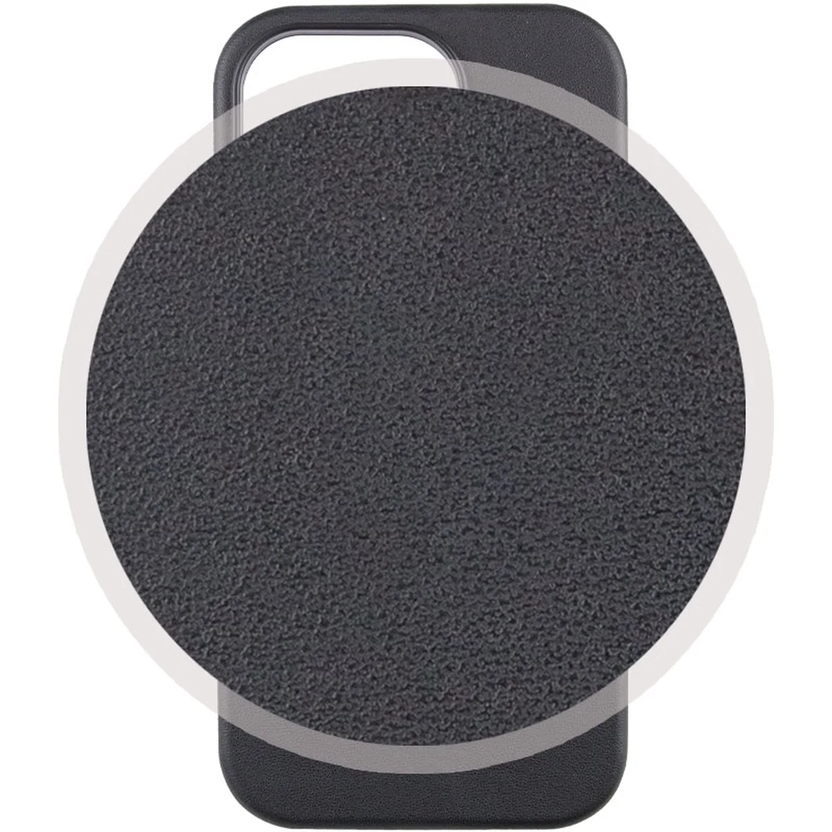 Шкіряний чохол Leather Case (AAA) з MagSafe and Animation для Apple iPhone 14 (6.1") Midnight