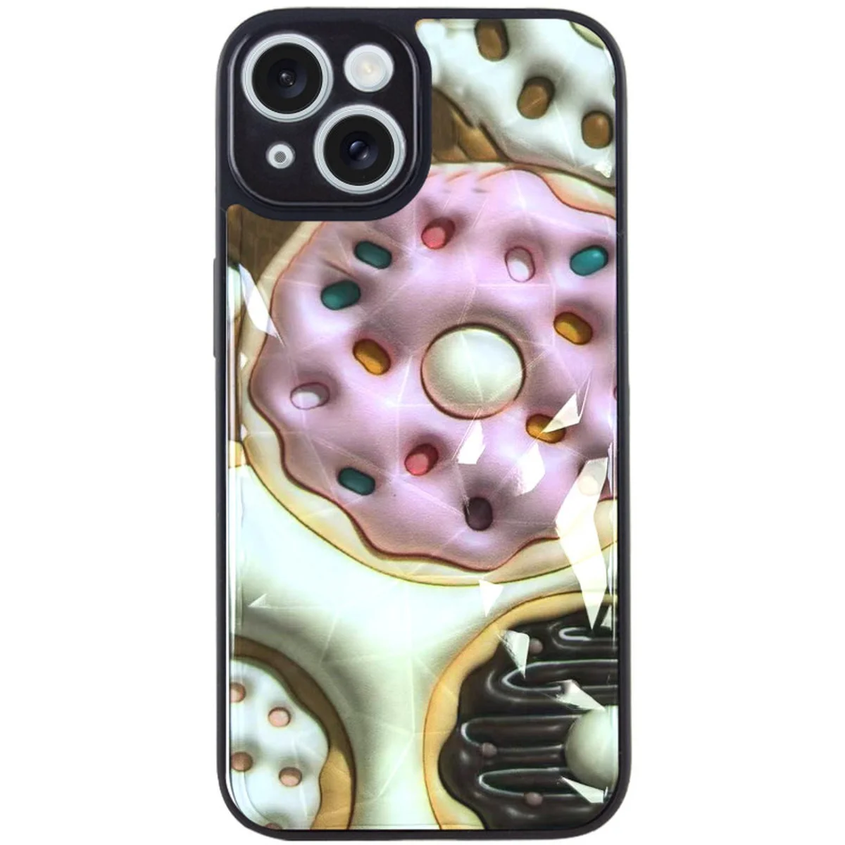 TPU+PC чехол Prisma Fluffie для Apple iPhone 14 (6.1") Donut
