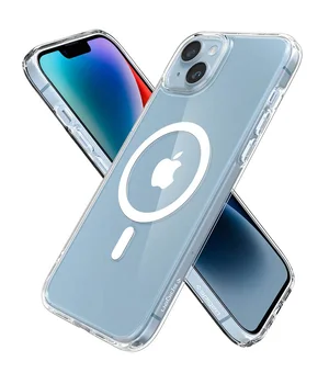 Чохол SGP Ultra Hybrid (MagFit) для Apple iPhone 14 (6.1") Прозорий