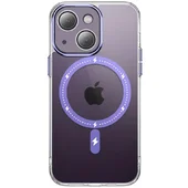 Чехол TPU+PC Colorful with MagSafe для Apple iPhone 14 (6.1") Purple