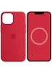 Чехол Silicone case (AAA) full with Magsafe and Animation для Apple iPhone 14 (6.1") Красный / Red