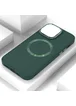 TPU чехол Bonbon Metal Style with MagSafe для Apple iPhone 14 (6.1") Зеленый / Army Green