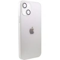 Чехол TPU+Glass Sapphire matte case для Apple iPhone 14 (6.1") Pearly White