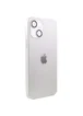 Чехол TPU+Glass Sapphire matte case для Apple iPhone 14 (6.1") Pearly White