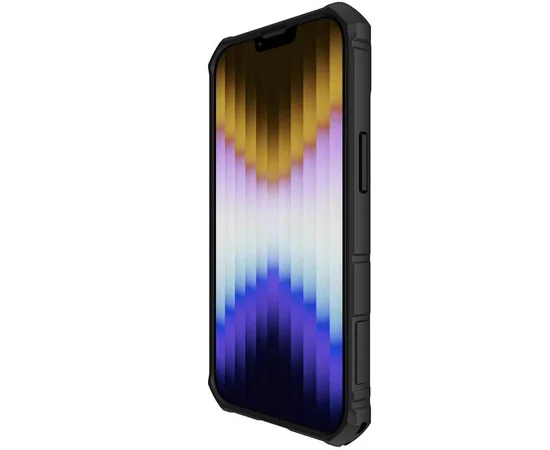 TPU+PC чехол Nillkin CamShield Armor Pro no logo (шторка на камеру) для Apple iPhone 14 (6.1") Черный