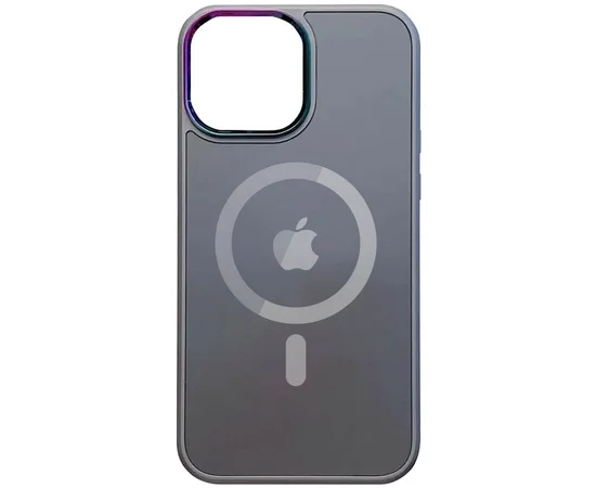 Чехол TPU+Glass Sapphire Mag Evo case для Apple iPhone 14 (6.1") Grey