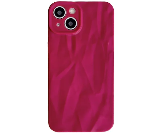 Чехол TPU Texture для Apple iPhone 14 (6.1") Red