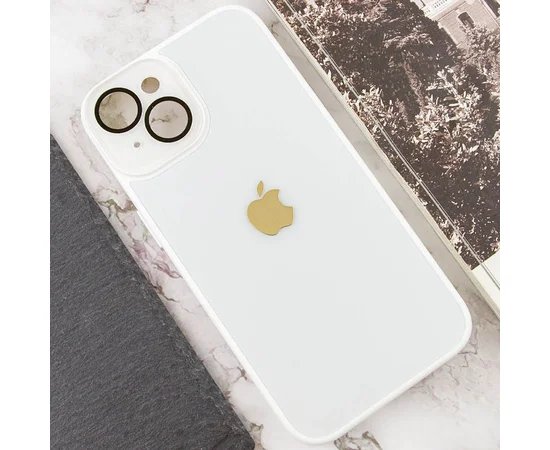 Чехол TPU+Glass Sapphire Midnight для Apple iPhone 14 (6.1") Белый / White
