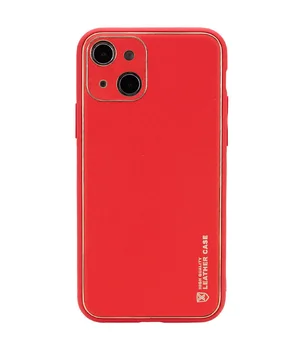 Шкіряний чохол Xshield для Apple iPhone 14 (6.1") Червоний / Red