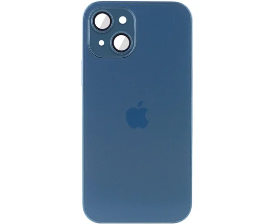 Чехол TPU+Glass Sapphire matte case для Apple iPhone 14 (6.1") Navy Blue