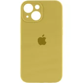 Чохол Silicone Case Full Camera Protective (AA) Apple iPhone 14 (6.1") Жовтий / Mellow Yellow