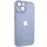 Чохол TPU+Glass Sapphire Midnight для Apple iPhone 14 (6.1") Блакитний / Blue