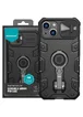 TPU+PC чехол Nillkin CamShield Armor Pro no logo (шторка на камеру) для Apple iPhone 14 (6.1") Черный