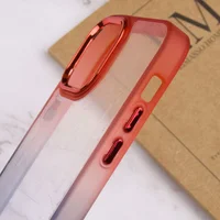 Чехол TPU+PC Fresh sip series для Apple iPhone 14 (6.1") Черный / Красный