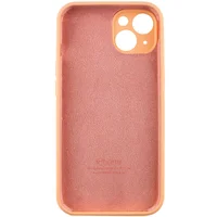 Чохол Silicone Case Full Camera Protective (AA) Apple iPhone 14 (6.1") Помаранчевий / Cantaloupe