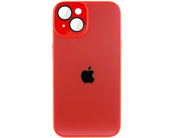 Чехол TPU+Glass Sapphire Midnight для Apple iPhone 14 (6.1") Красный / Red
