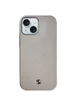 Чехол PC+Leather SGP with MagSafe для Apple iPhone 14 (6.1") Grey