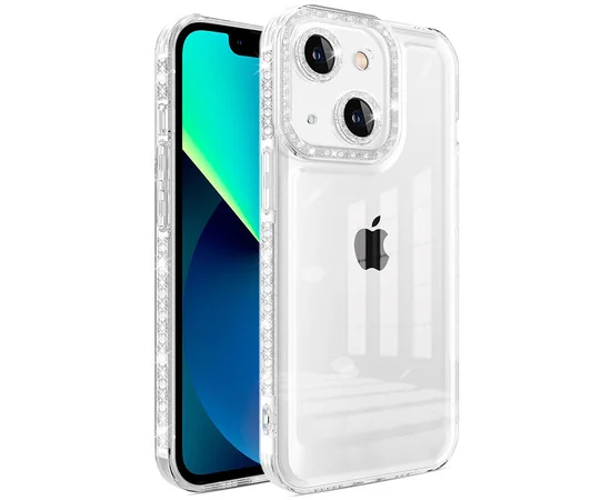 Чехол TPU Starfall Clear для Apple iPhone 14 (6.1") Прозрачный