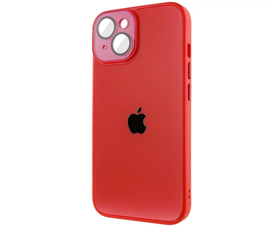 Чехол TPU+Glass Sapphire Midnight для Apple iPhone 14 (6.1") Красный / Red