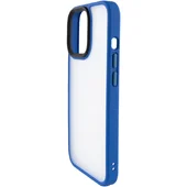 TPU+PC чехол Metal Buttons для Apple iPhone 14 (6.1") Голубой