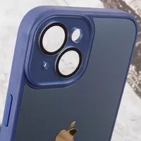 Чохол TPU+Glass Sapphire Midnight для Apple iPhone 14 (6.1") Синій / Deep navy