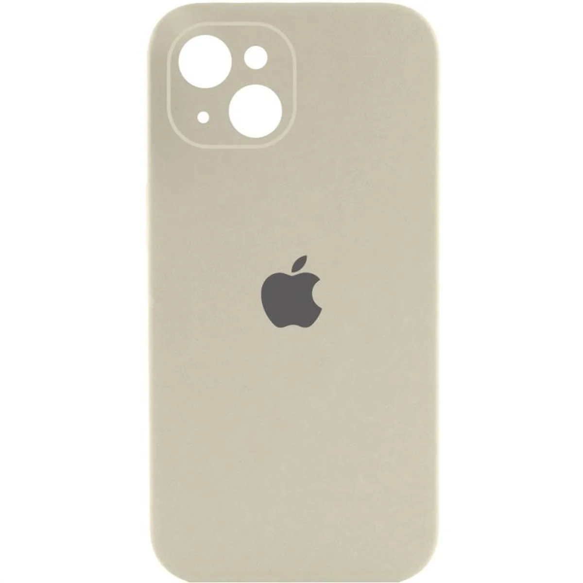 Чехол Silicone Case Full Camera Protective (AA) для Apple iPhone 14 (6.1") Бежевый / Antique White