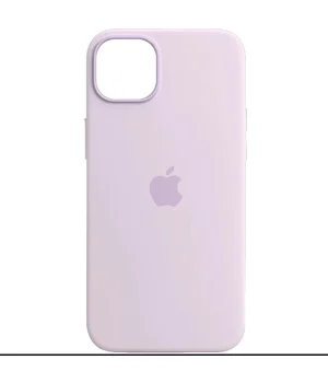Чохол Silicone case (AAA) full with Magsafe and Animation для Apple iPhone 14 (6.1") Бузковий / Lilac