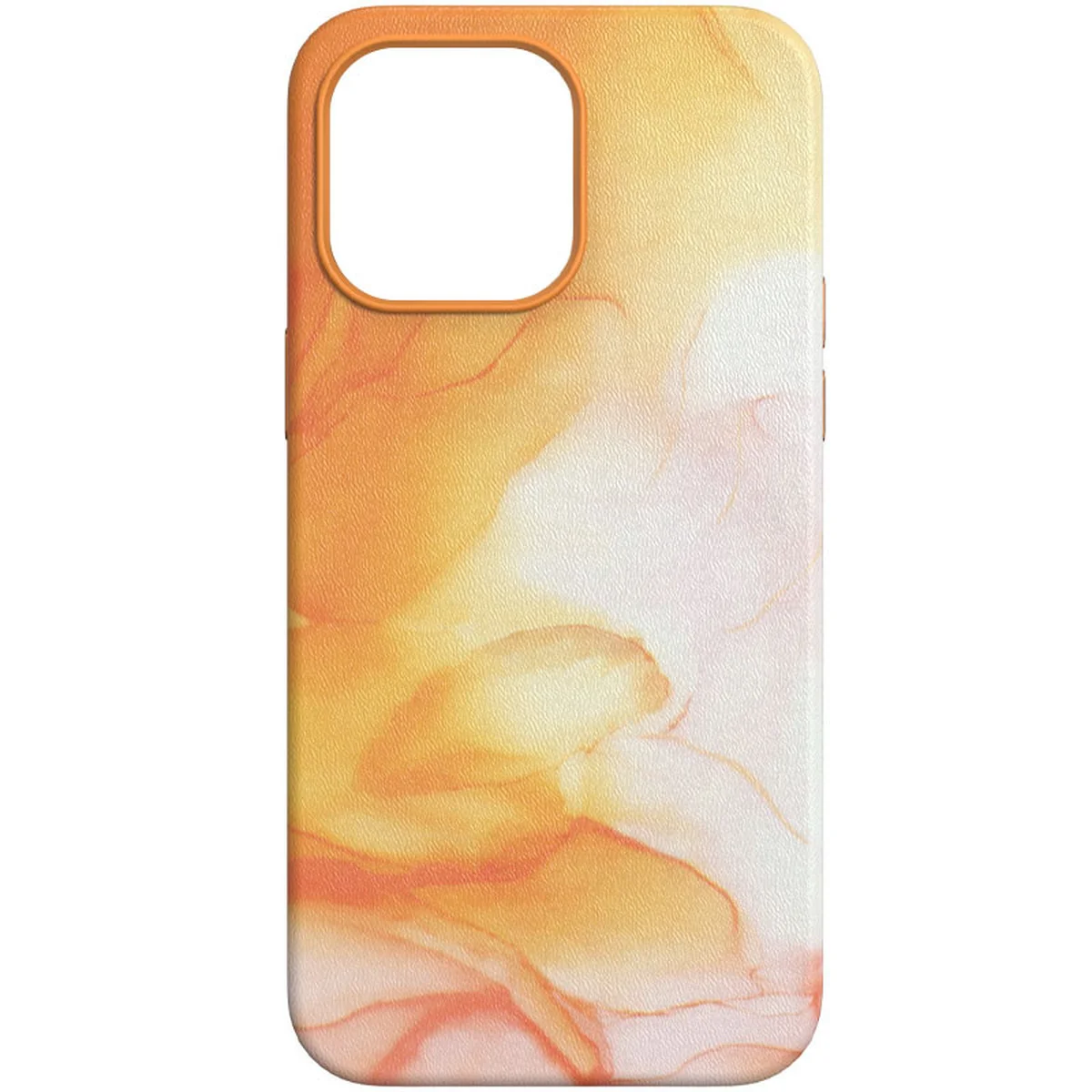Шкіряний чохол Figura Series Case with MagSafe для Apple iPhone 14 (6.1") Orange
