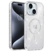 Чехол TPU Eclipse Sparkle (MagFit) для Apple iPhone 14 / 13 (6.1") Clear