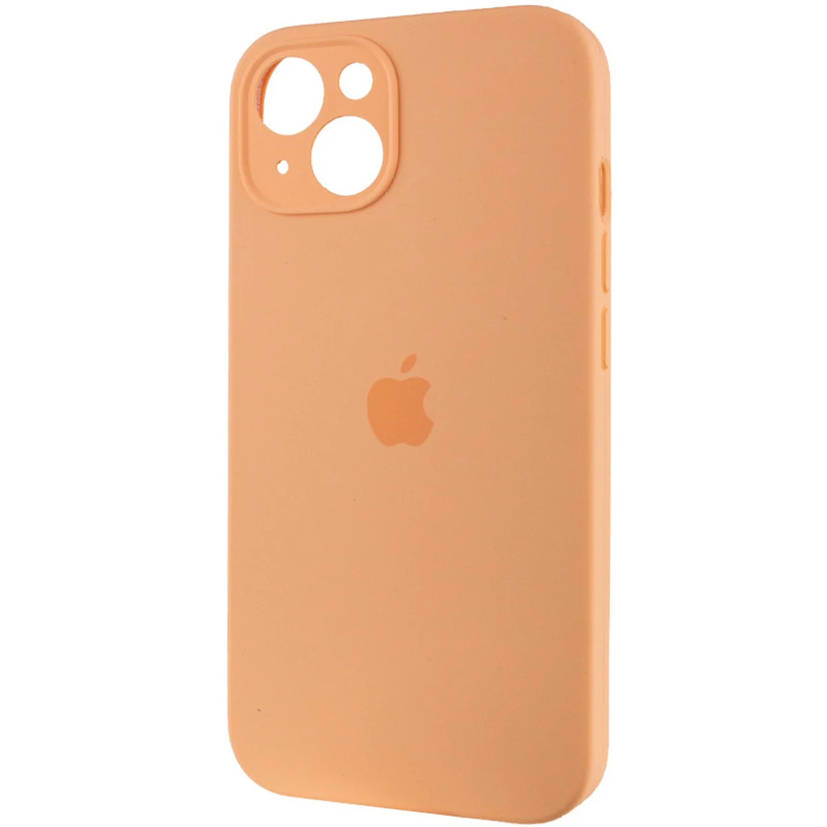 Чохол Silicone Case Full Camera Protective (AA) Apple iPhone 14 (6.1") Помаранчевий / Cantaloupe