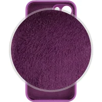 Чехол Silicone Case Full Camera Protective (AA) для Apple iPhone 14 (6.1") Фиолетовый / Grape