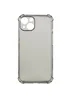 TPU чохол GETMAN Ease logo посилені кути для Apple iPhone 14 (6.1") Сірий (прозорий)