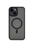TPU+PC чохол Metal Buttons with MagSafe для Apple iPhone 14 (6.1") Чорний
