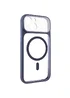 Чохол TPU+PC GETMAN Moon Clear with MagSafe для Apple iPhone 14 (6.1") Blue